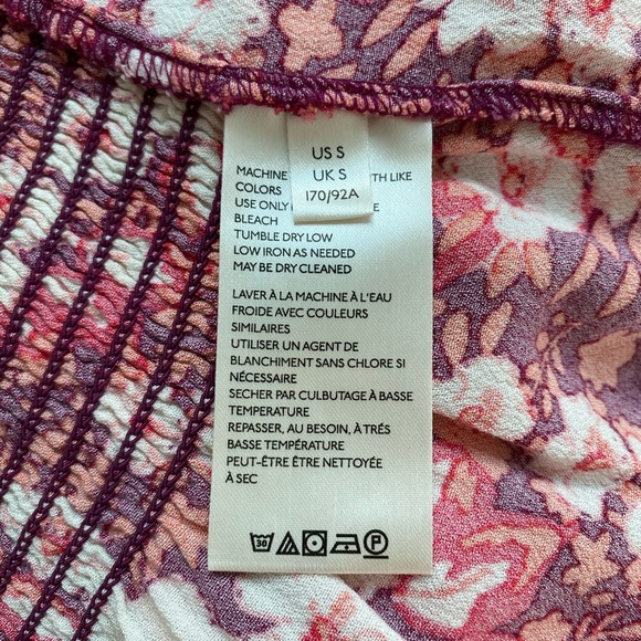 Free People Sweet Memories Blouse in Pink Floral Print - Picture 5 of 7